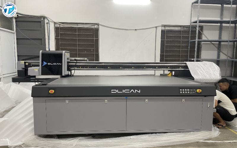 Máy in UV Dlican in được hầu hết các vật liệu phẳng 